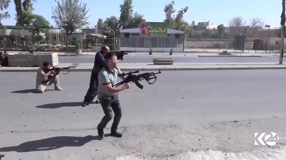 لقطات لكوردستان24 عن هجوم كركوك